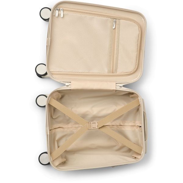 Valise enfant cabine 30L à roulettes Norelle Peach Sea shell