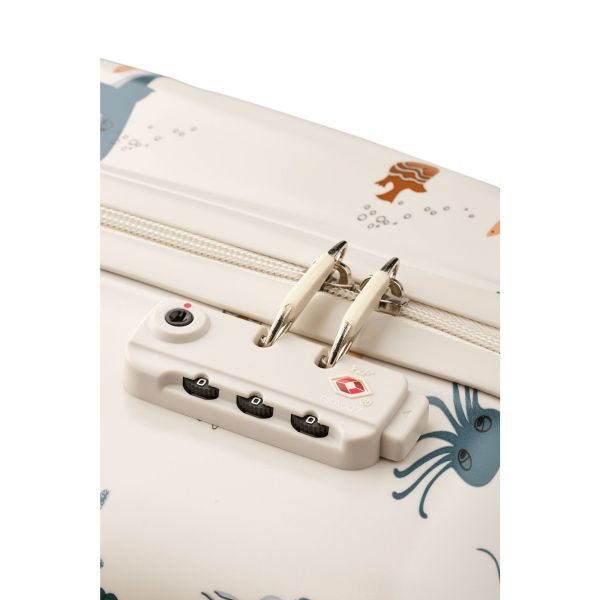 Valise enfant cabine 30L à roulettes Norelle Sea creature Sandy
