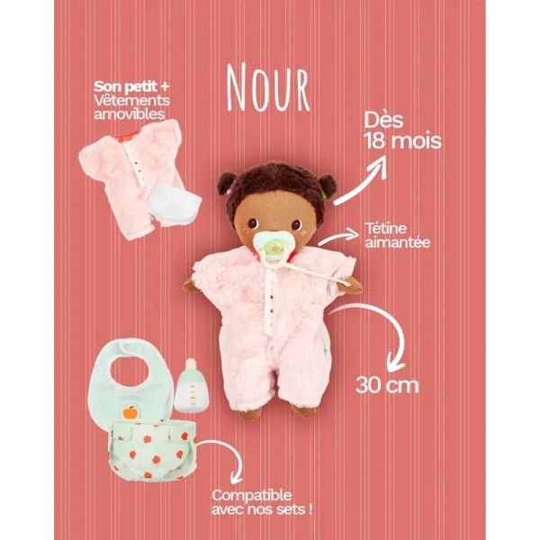 Poupon en tissu 30cm Nour