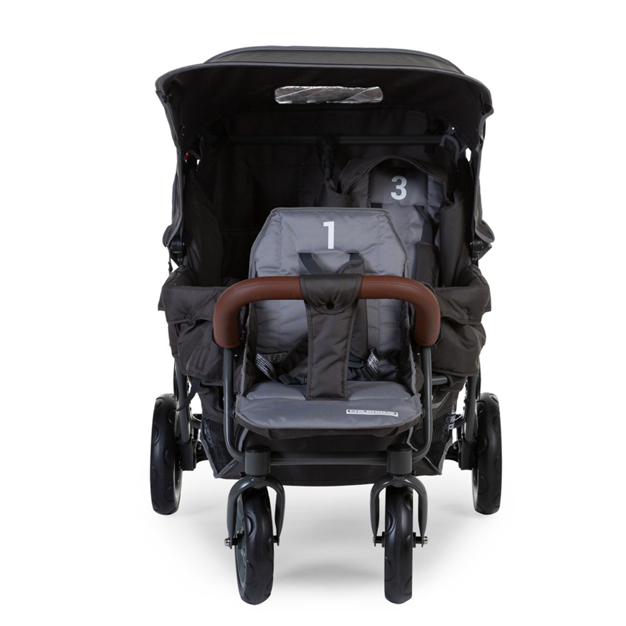 Poussette triple Anthracite - Made in Bébé