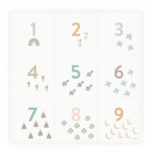 Tapis de jeu / boîte de rangement  2 en 1 Eevaa Numbers