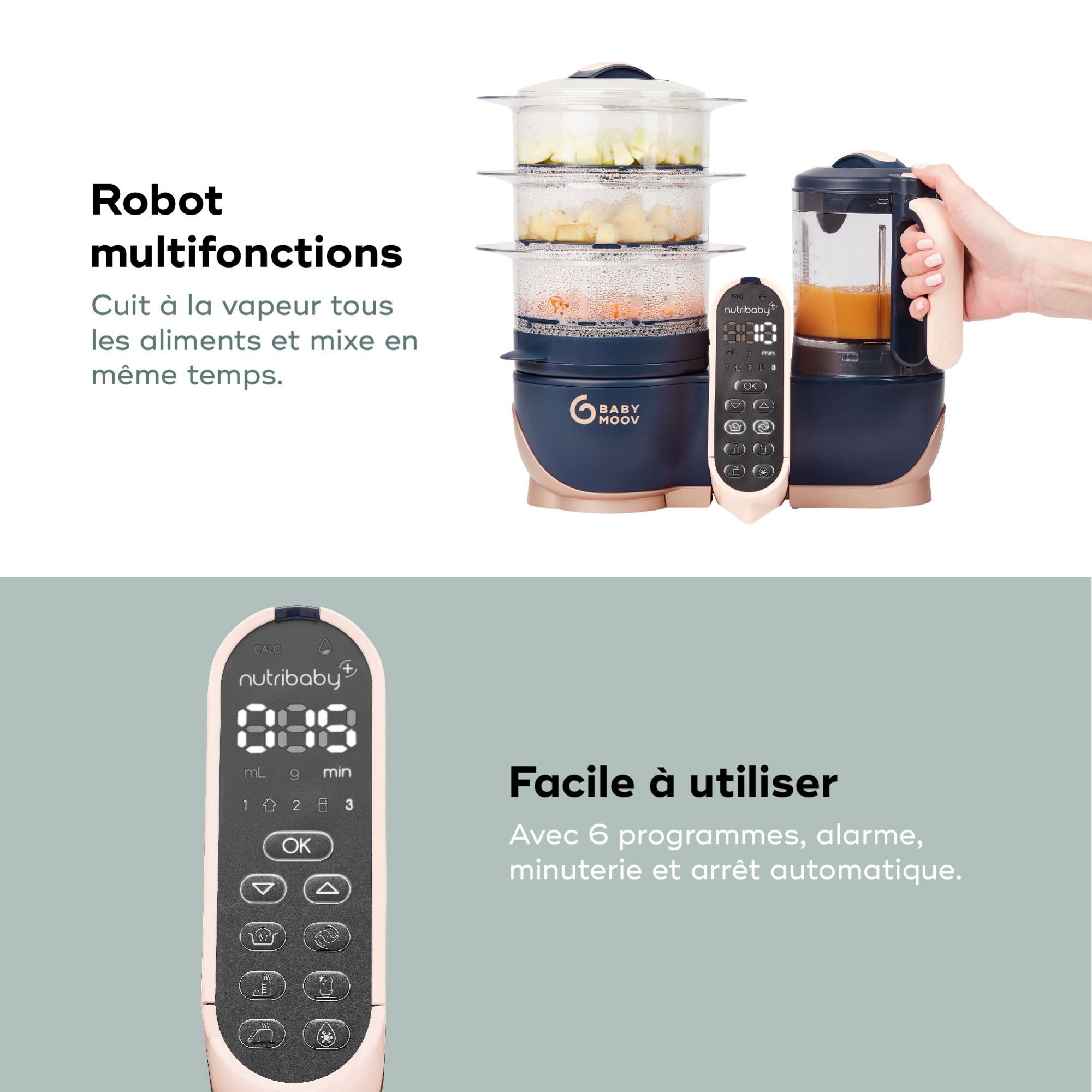 Comment préparer des féculents avec le Nutribaby ?