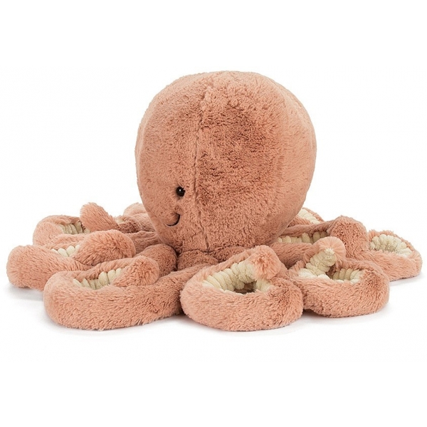 Peluche pieuvre Odell Octopus - 14 cm