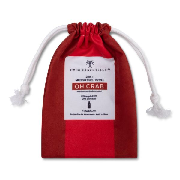Serviette microfibre 135x65 cm - Crabe