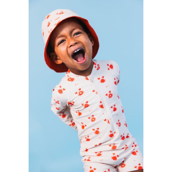 Chapeau anti UV réversible Oh Crabe !  - 2-4 ans