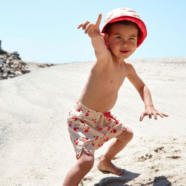 Chapeau anti UV réversible Oh Crabe ! - 4-8 ans