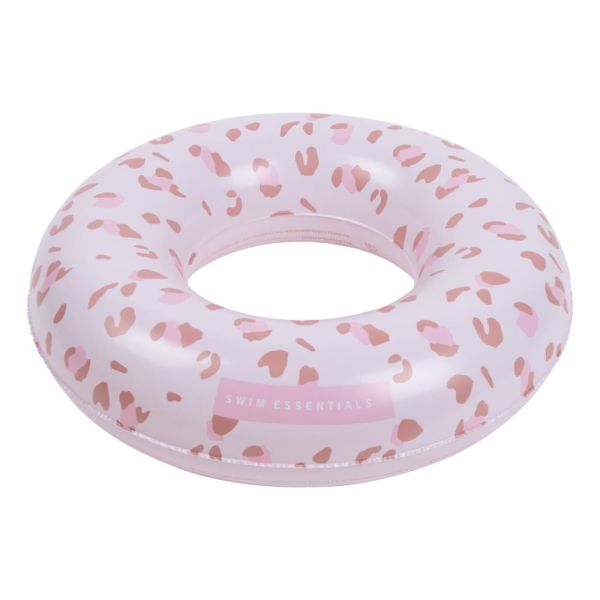 Bouée léopard rose Ø 55 cm