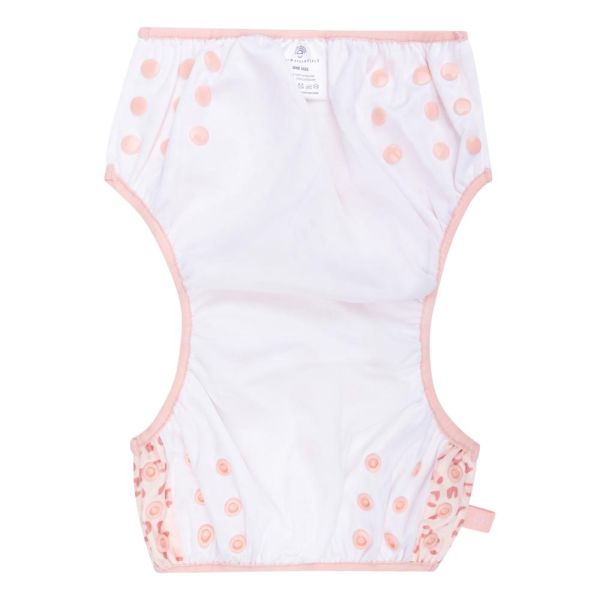 Couche de bain lavable Léopard rose 0-3 ans