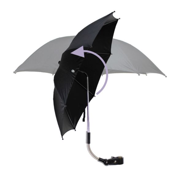 Ombrelle universelle pour poussette Noire