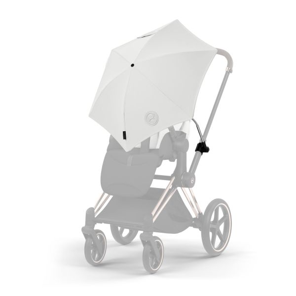 Ombrelle anti UV pour poussette Off White