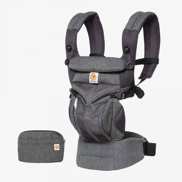 Porte-bébé Omni 360 Cool Air Mesh - Gris Chiné