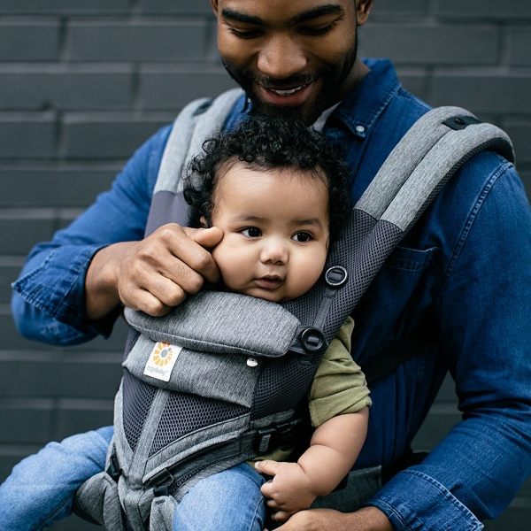 Porte-bébé Omni 360 Cool Air Mesh - Gris Chiné