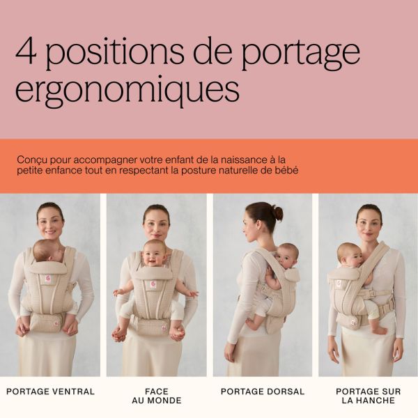 Porte bébé Omni Deluxe Camel