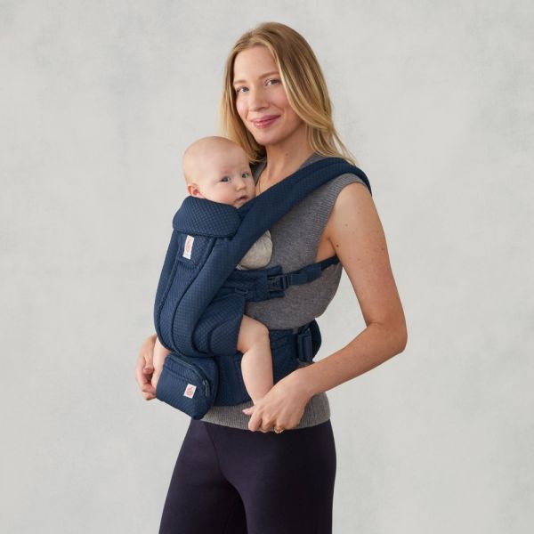 Porte bébé Omni Deluxe Midnight blue mesh