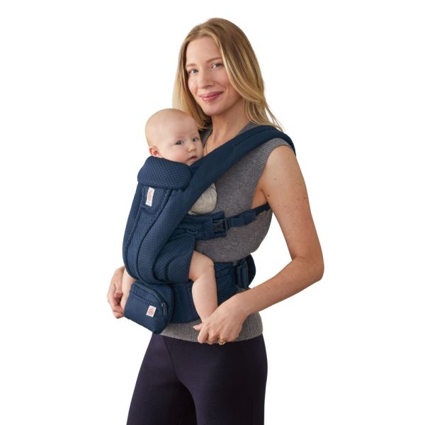 Porte bébé Omni Deluxe Midnight blue mesh
