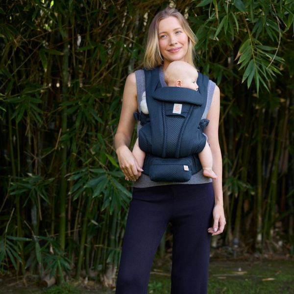 Porte bébé Omni Deluxe Midnight blue mesh