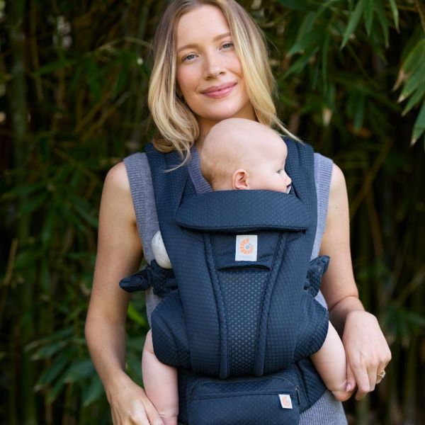 Porte bébé Omni Deluxe Midnight blue mesh