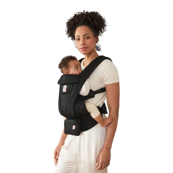 Porte bébé Omni Deluxe Onyx black mesh