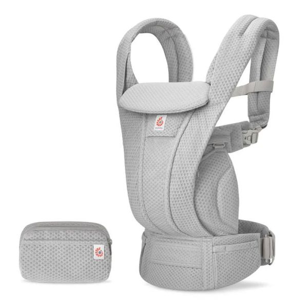 Porte bébé Omni Deluxe Pearl grey mesh
