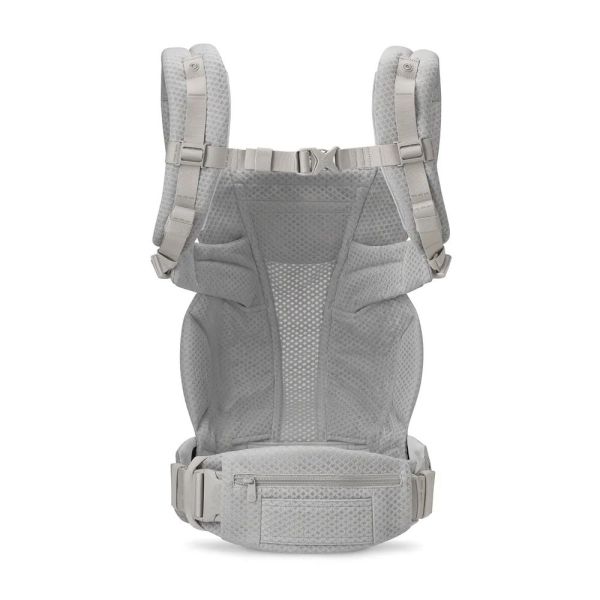 Porte bébé Omni Deluxe Pearl grey mesh