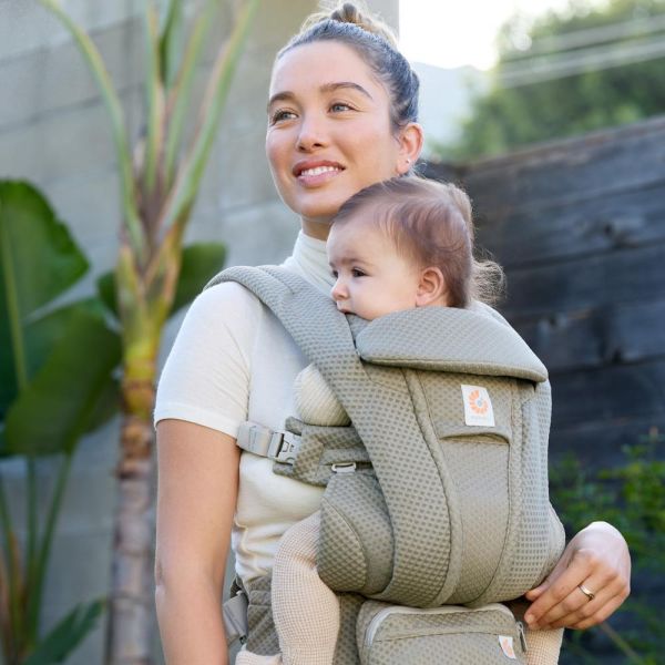 Porte bébé Omni Deluxe Soft olive