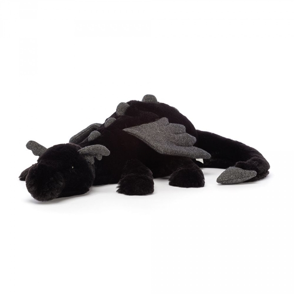 Grande peluche Dragon Onyx 50cm