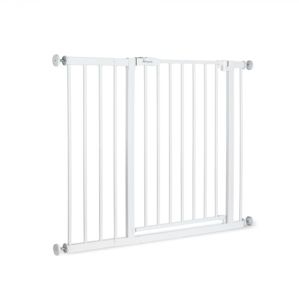 Barrière d'escalier Open N Stop 2 avec extention +21 cm White