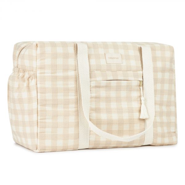 Sac à langer Opéra nid d'abeille Ivory Checks