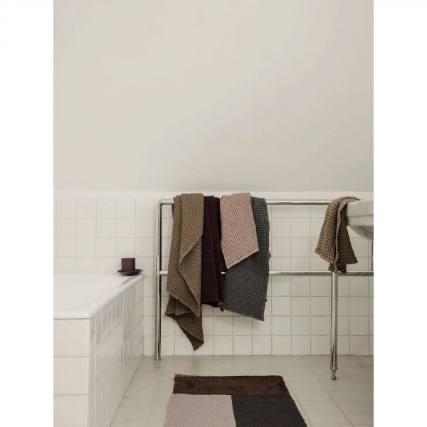 Serviette de bain biologique Dusty rose