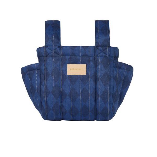 Organisateur de poussette bébé Hyde Park Denim Blue Diamonds