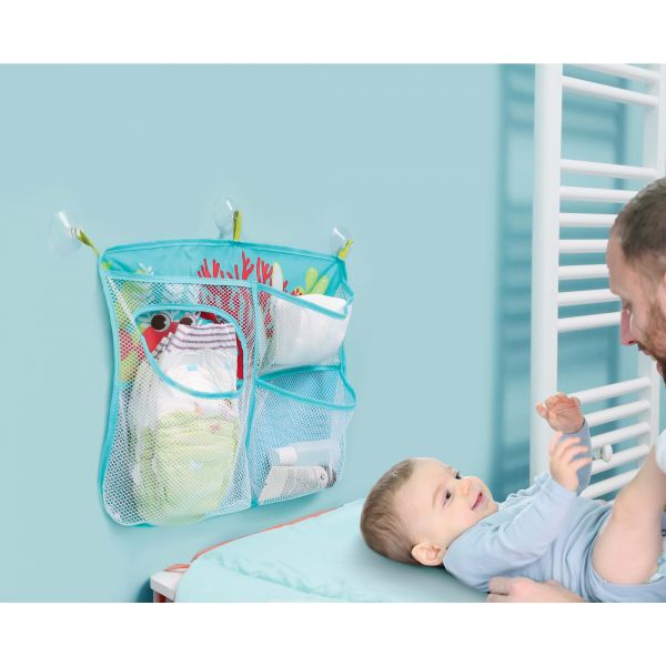 Organisateur De Bain Ludi - 3 Filets De Rangement Avec Ventouses, Pour Jouets Et Accessoires De Douche
