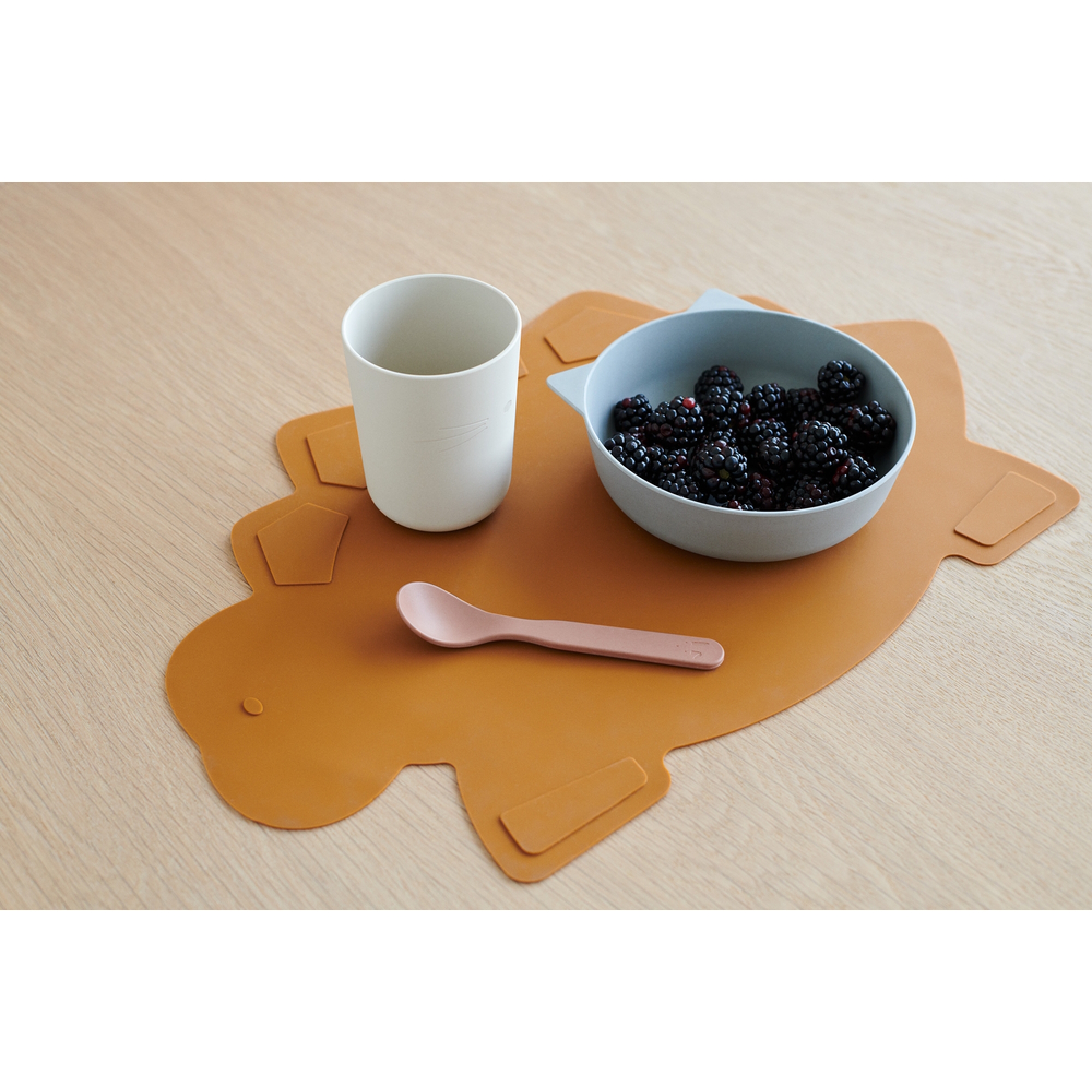 Liewood Set De Table Enfant Dino Dove Blue Made In Bebe