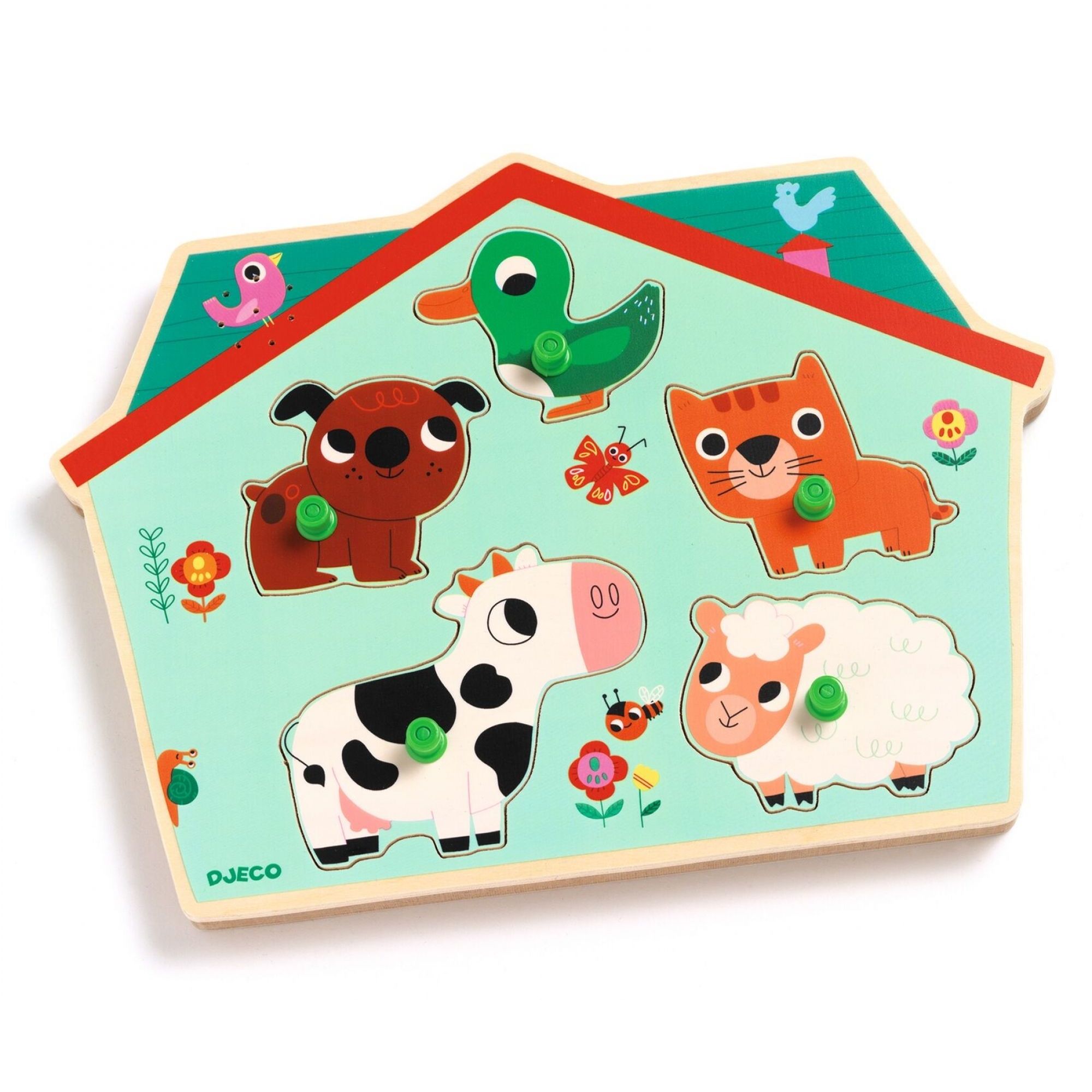 Puzzle sonore bois Ouaf woof - Made in Bébé