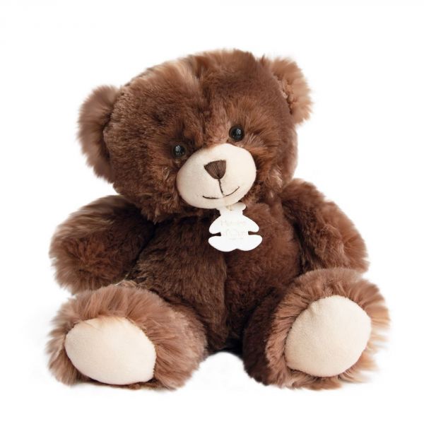 Peluche ours marron BELLYDOU 30 cm