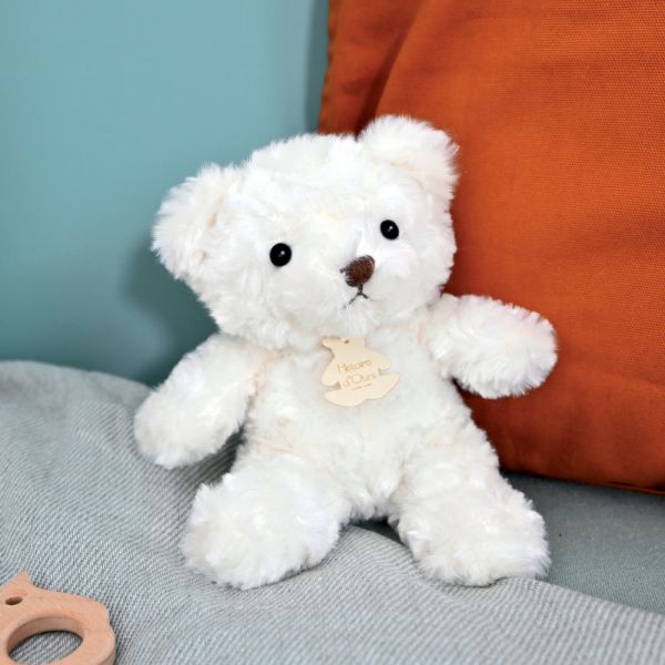 Peluche Ours Câlin Ivoire 21 cm