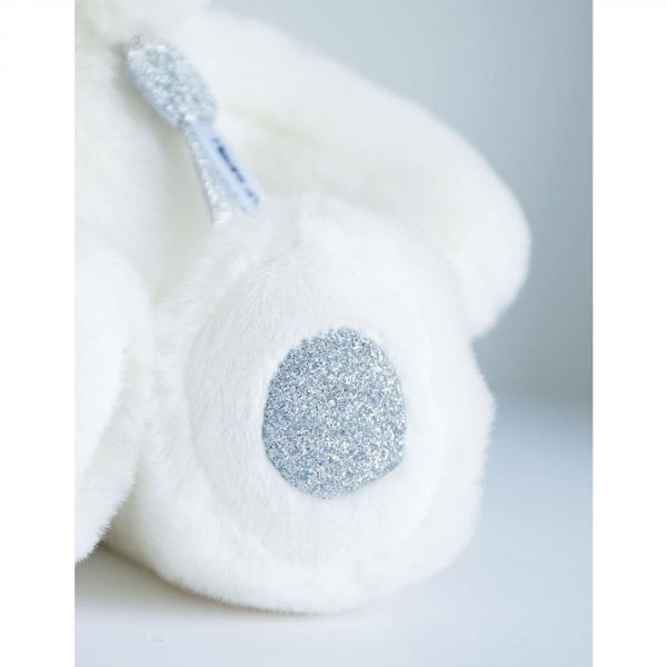 Peluche Ours Charms Blanc 25 cm