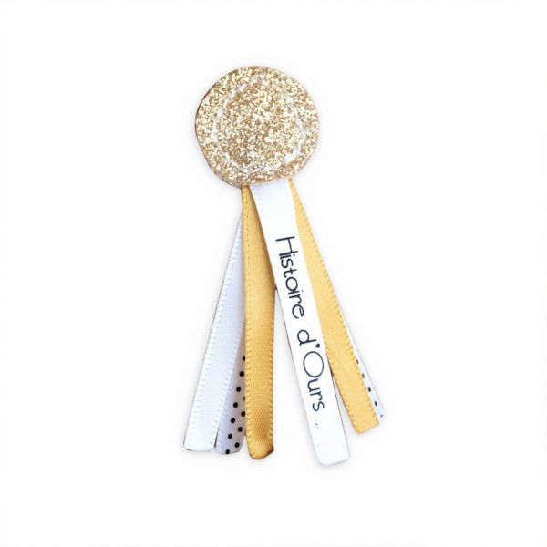 Peluche Ours Charms Marron clair 25 cm