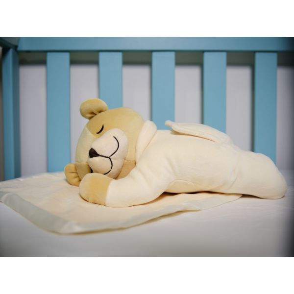 Ours peluche Tummy Sleep Écru