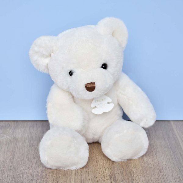 Peluche Ours Titours Blanc 34 cm