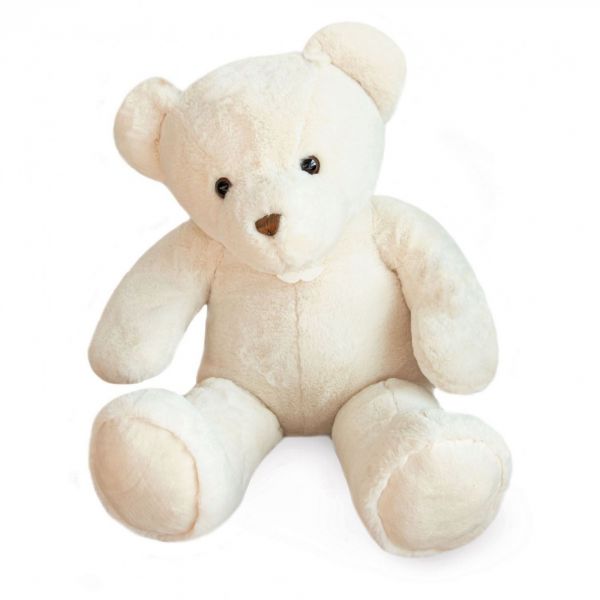 Peluche Ours Titours Blanc 75 cm