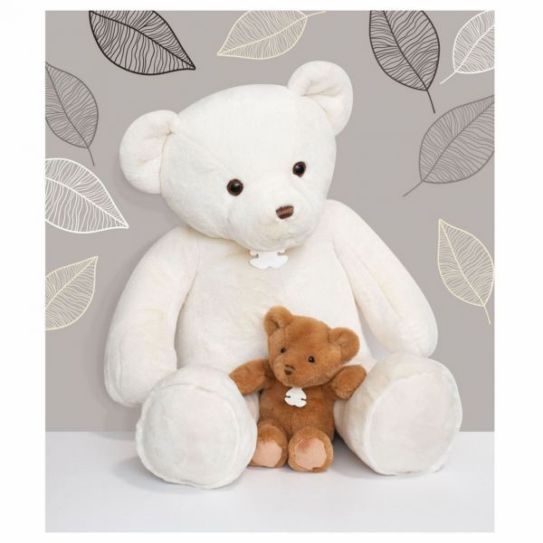 Peluche Ours Titours Blanc 75 cm