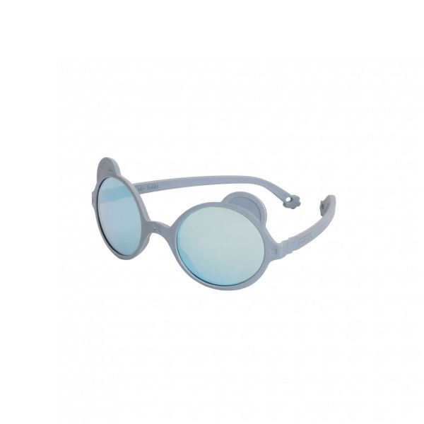 Lunettes de soleil enfant 2-4 ans Ourson Bleu Argenté