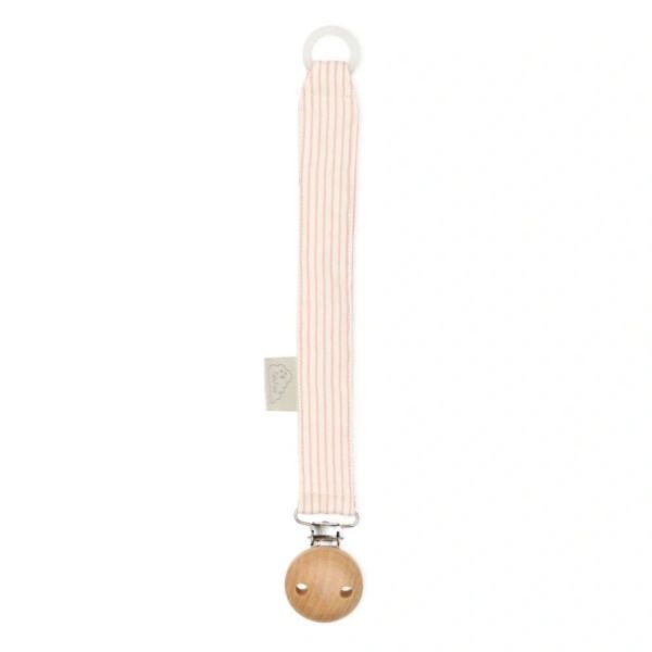 Attache-sucette en coton Classic Stripes