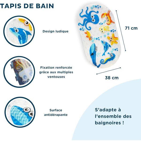 Pack accessoires de bain Marin