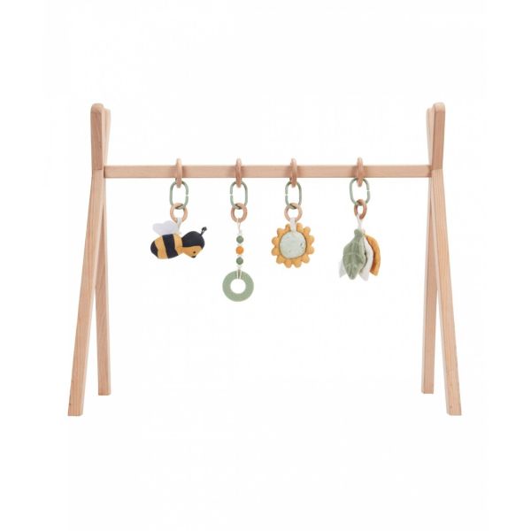 Arche de jeux en bois avec son set d'activités Vert