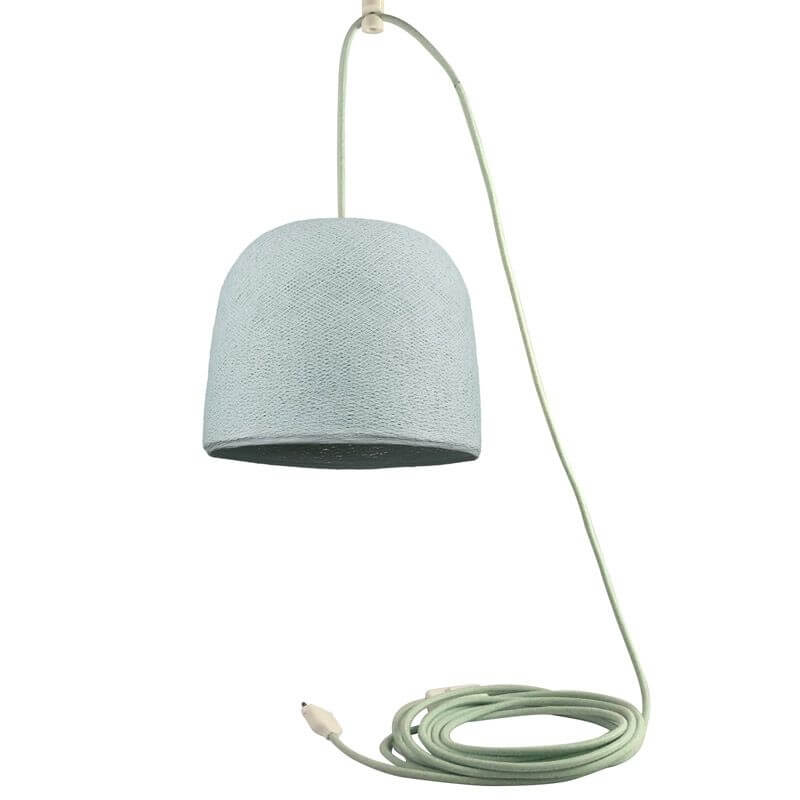 La Case De Cousin Paul Suspension Luminaire Nomade Cloche Azur Made In Bebe