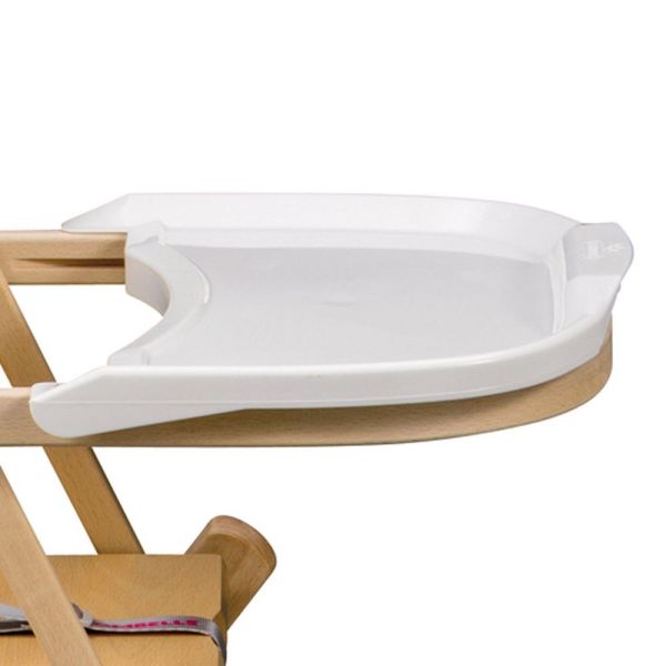 Pack Chaise haute André Hybride Kaki et sa tablette blanche