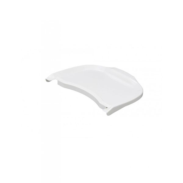 Pack Chaise haute André Hybride vieux rose et sa tablette blanche