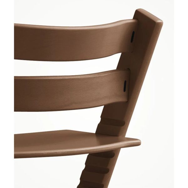 Pack chaise haute Tripp Trapp Chêne Warm brown + Newborn Set Gris
