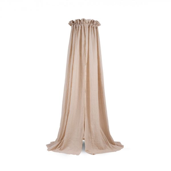 Pack ciel de lit Vintage 155 cm Nougat + flèche de lit blanche